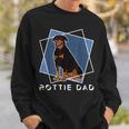 Tierliebhaber Herren Haustier Hund Papa Rottie Papa Rottweiler Sweatshirt Geschenke für Ihn