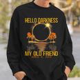 Total Eclipse 2024 Hello Darkness My Old Friend Sweatshirt Gifts for Him