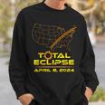 Total Eclipse April 8 2024 Path Of Totality Sweatshirt Gifts for Him