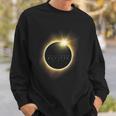 Total Eclipse Map Path Of Totality Lover April 8 2024 Sweatshirt Gifts for Him