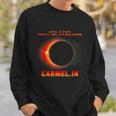 Total Solar Eclipse 2024 Carmel Indiana Sweatshirt Gifts for Him