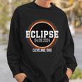 Total Solar Eclipse 2024 Cleveland Ohio Totality April 8 Sweatshirt Gifts for Him