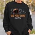 Total Solar Eclipse 2024 Erie Pennsylvania April 8 2024 Sweatshirt Gifts for Him