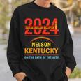 Total Solar Eclipse 2024 Nelson Kentucky April 8 2024 Sweatshirt Gifts for Him