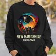 Total Solar Eclipse 2024 Totality New Hampshire Sweatshirt Gifts for Him