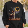 Total Solar Eclipse 2024 Tour Of America 040824 Cat Lover Sweatshirt Gifts for Him