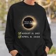 Total Solar Eclipse 2024 Twice In A Lifetime Spring Totality Sweatshirt Gifts for Him Total Solar Eclipse 2024 Twice In A Lifetime Spring Totality Sweatshirt Gifts for Him