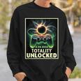 Total Solar Eclipse 2024 Video Game Controller Boys Sweatshirt Gifts for Him