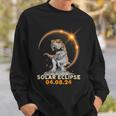 Total Solar Eclipse April 8 2024 America Dinosaurs Trex Dino Sweatshirt Gifts for Him