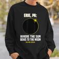 Total Solar Eclipse Erie Pennsylvania 040824 Solar Eclipse Sweatshirt Gifts for Him