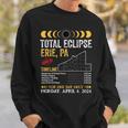 Total Solar Eclipse Path 2024 Erie Pennsylvania Pa Totality Sweatshirt Gifts for Him