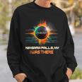 Total Solar Eclipse Retro Niagara Falls New York Ny Sweatshirt Gifts for Him