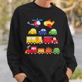 Transportation Trucks Cars Trains Planes Helicopters Toddler Sweatshirt Gifts for Him