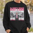 Trump 2024 Take America Back Daddy's Home Trump Pink 2024 Sweatshirt Gifts for Him