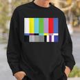 Tv Test Pattern Television Watcher Birthday Sweatshirt Gifts for Him