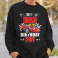 Two Fast Birthday Racing Car Dad Of The Birthday Boy Family Sweatshirt Gifts for Him