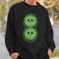 Two Peas In A Pod Pea Costume Sweatshirt Gifts for Him