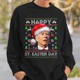 Ugly Christmas Sweater Joe Biden Happy Easter Day Xmas Sweatshirt Gifts for Him