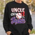 Uncle Of Rookie 1St Baseball Birthday Party Theme Matching Sweatshirt Gifts for Him