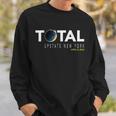 Upstate New York April 8 Total Solar Eclipse 2024 Sweatshirt Gifts for Him