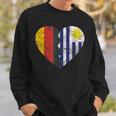 Uruguayische Deutsche Flagge Herz Deutschland Uruguay Flagge Wurzeln Sweatshirt Geschenke für Ihn