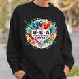 Usa 2024 Go United States Running American Sport 2024 Usa Sweatshirt Gifts for Him