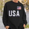Usa Flag Boxing Cool Boxer Training Equipment Women Sweatshirt Gifts for Him