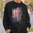 Usa Flag Gymnastics Sweatshirt Gifts for Him