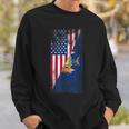 Usa New York Flags United States Of America New Yorker Sweatshirt Gifts for Him