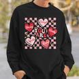 Valentine You Are Loved Worthy Enough Candy Heart Teacher Sweatshirt Gifts for Him