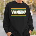 Vannin Stripes Vanning Green Orange Van Sweatshirt Gifts for Him