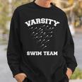 Varsity Swim Team Swimming Sperm Sweatshirt Gifts for Him