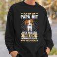 Vater Papaatertag Jack Russell Terrier Papa Sweatshirt Geschenke für Ihn