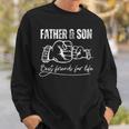 Vater Sohn Freunde Faust Bump Papaatertag Familie Kapuzenjacke Sweatshirt Geschenke für Ihn