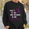 Vault Floor Uneven Bars Balance Beam Gymnastics Athlete Sweatshirt Gifts for Him