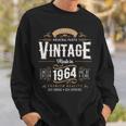 Vintage 1964 60Th Birthday 60 Year Old For Women Sweatshirt Gifts for Him