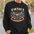 Vintage 1993 Born In 1993 Birthday Mechanic Sweatshirt Gifts for Him