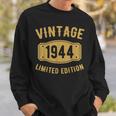 Vintage 80 Birthday Decorations 80Th Bday 1944 Birthday Sweatshirt Gifts for Him