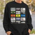 Vintage Audio Cassette Costume 70S 80S 90S Mixtape Sweatshirt Gifts for Him