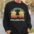 Vintage Bad Things Happen In Philadelphia Philly Sweatshirt Gifts for Him