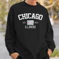 Vintage Chicago Illinois Est 1833 Souvenir Sweatshirt Gifts for Him