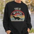 Vintage Cute Otter This Is My Otter Sea Otter Sweatshirt Gifts for Him