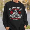 Vintage Go Kart Racer For Racing Fans S Sweatshirt Geschenke für Ihn