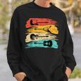 Vintage Guitarist Retro Musician Pick Sweatshirt Gifts for Him