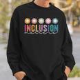 Vintage Inclusion Matters Special Education Neurodiversity Sweatshirt Gifts for Him