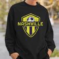 Vintage Nashville Tennessee Tn Blue And Yellow er Sweatshirt Gifts for Him