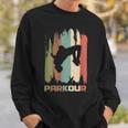 Vintage Parkour Freerunner Retro Parkour Runner Sweatshirt Geschenke für Ihn