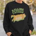 Vintage Rolling Fatties Cat Retro Kitty Kitten Meow Menwomen Sweatshirt Gifts for Him