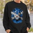 Vintage Scotland Flag Lion Face Scottish Scotland Flag Camisa de entrenamiento Regalos para él