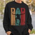 Vintage Skateboard Dad Daddy Silhouette Father's Day Sweatshirt Gifts for Him